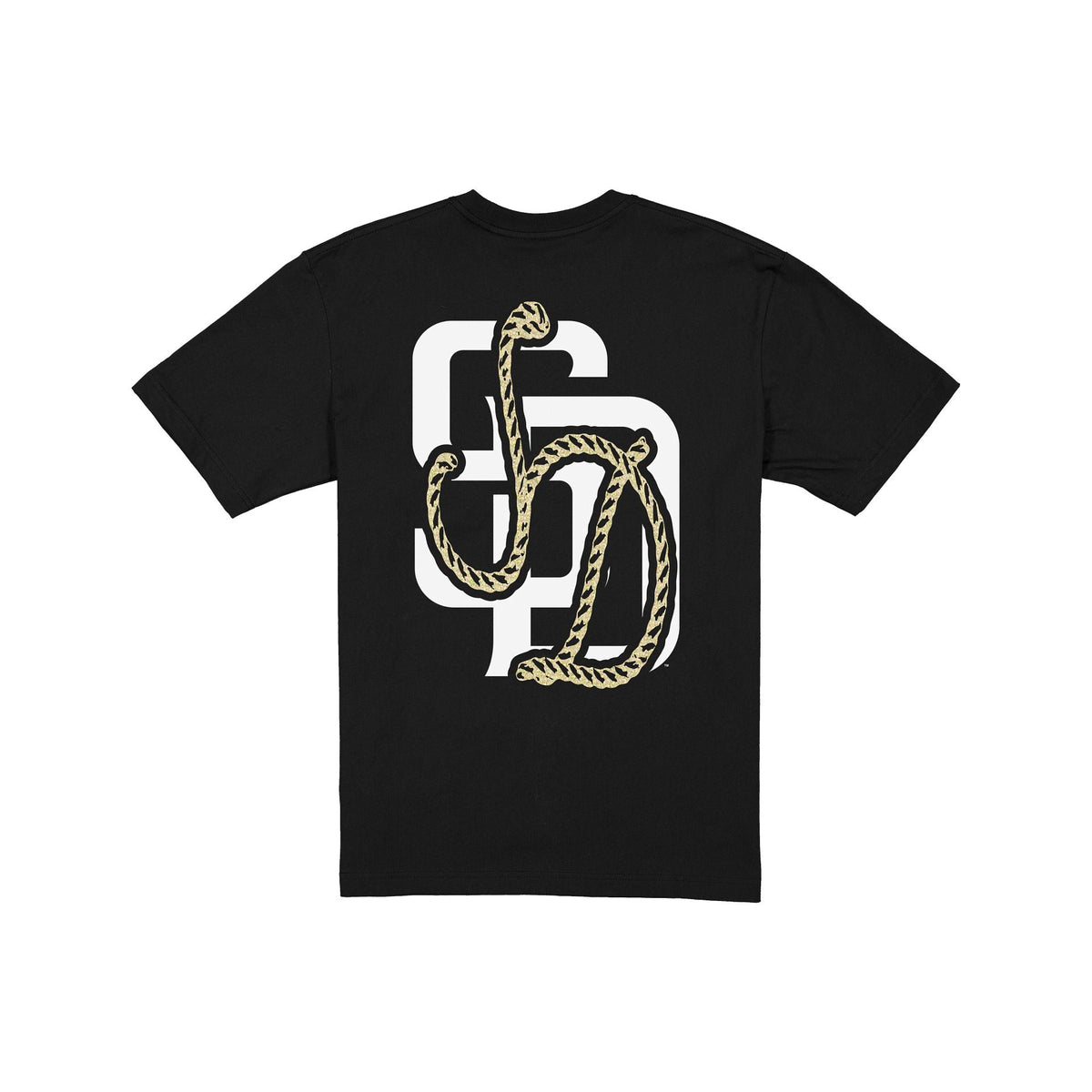 San Diego Padres Lasso Black T-Shirt