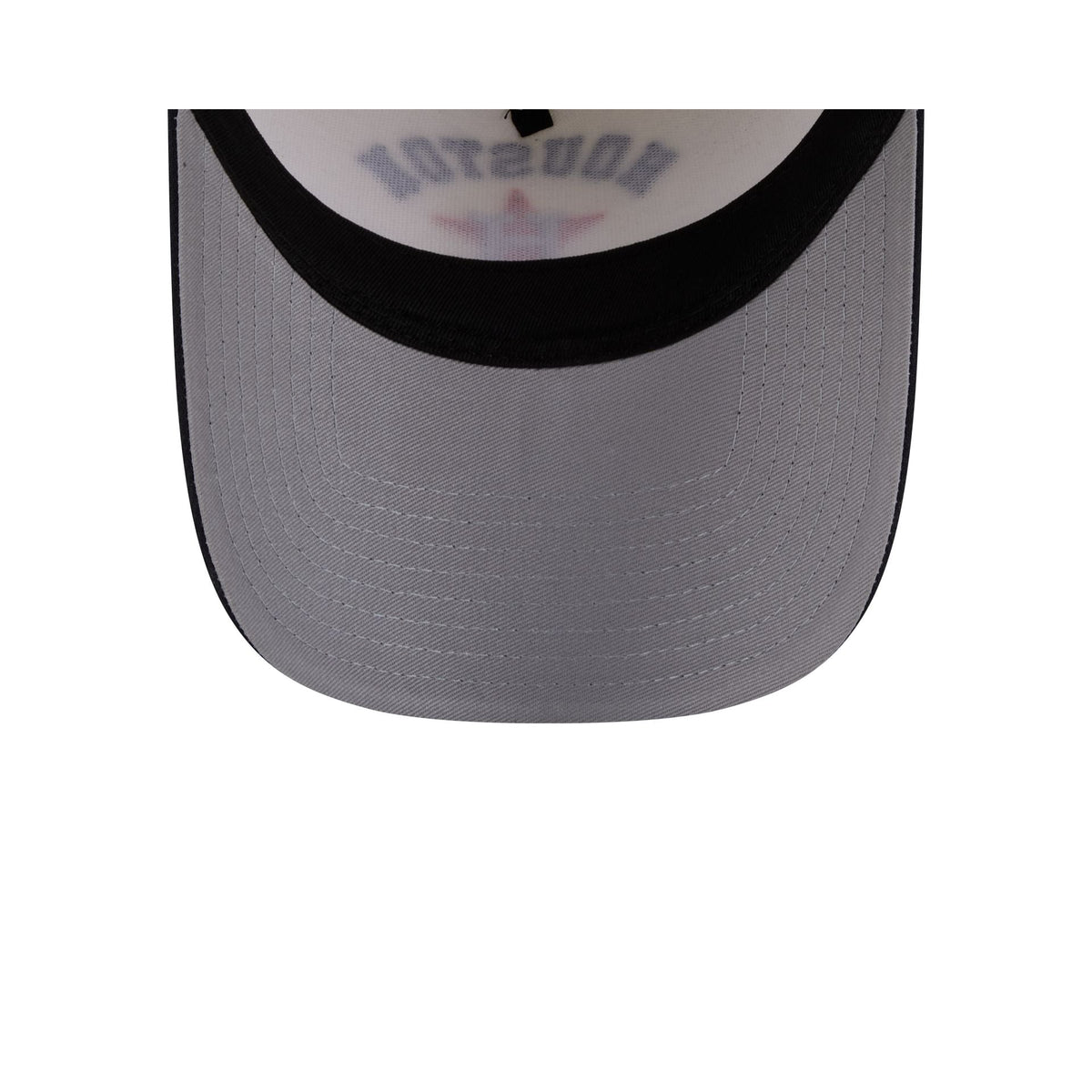 Houston Astros Chrome White Arched 9FORTY A-Frame Snapback Hat