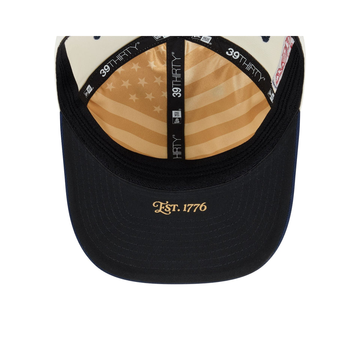 Atlanta Braves Independence Day 2026 39THIRTY M-Crown Stretch Fit Hat