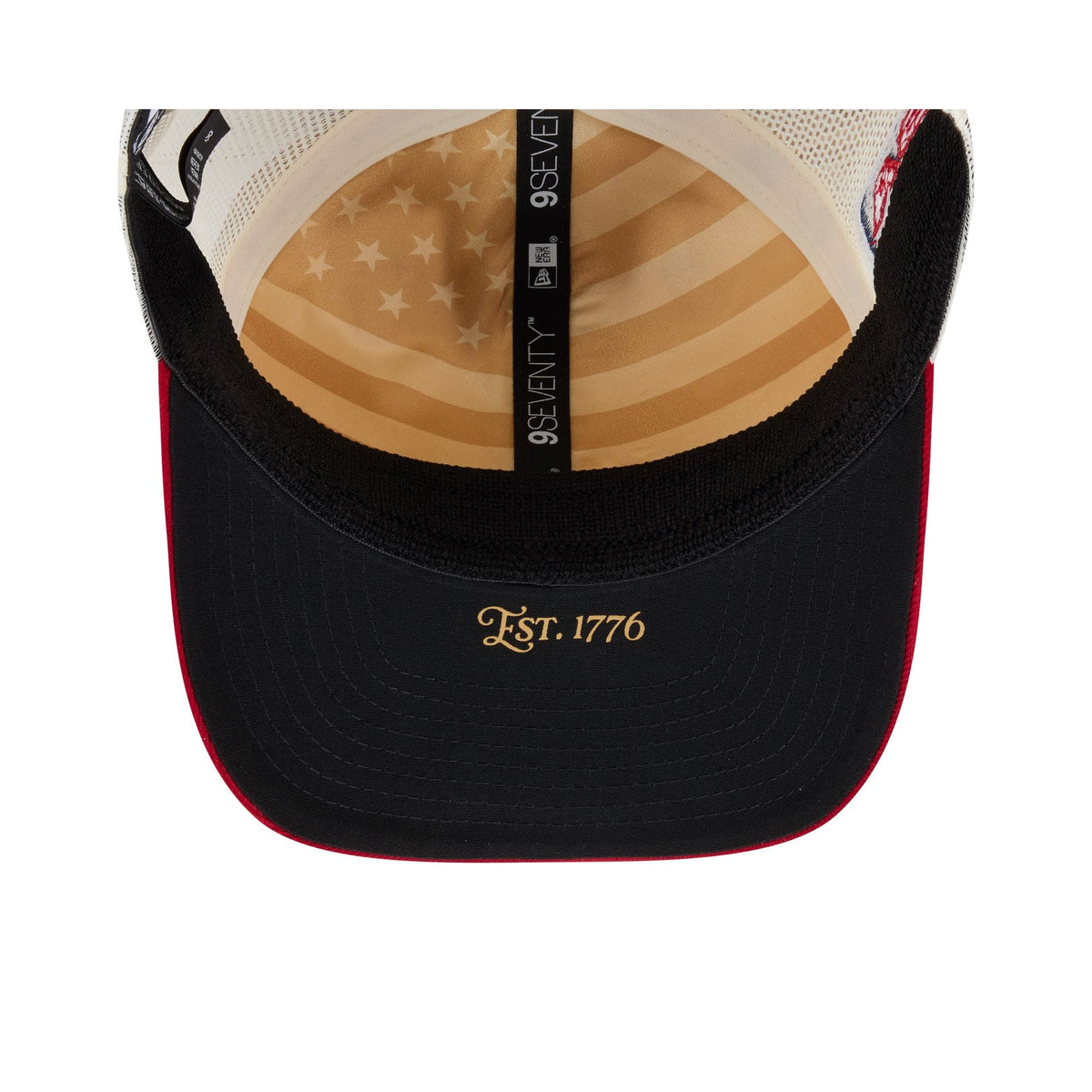 Cincinnati Reds Independence Day 2026 9SEVENTY Trucker Hat