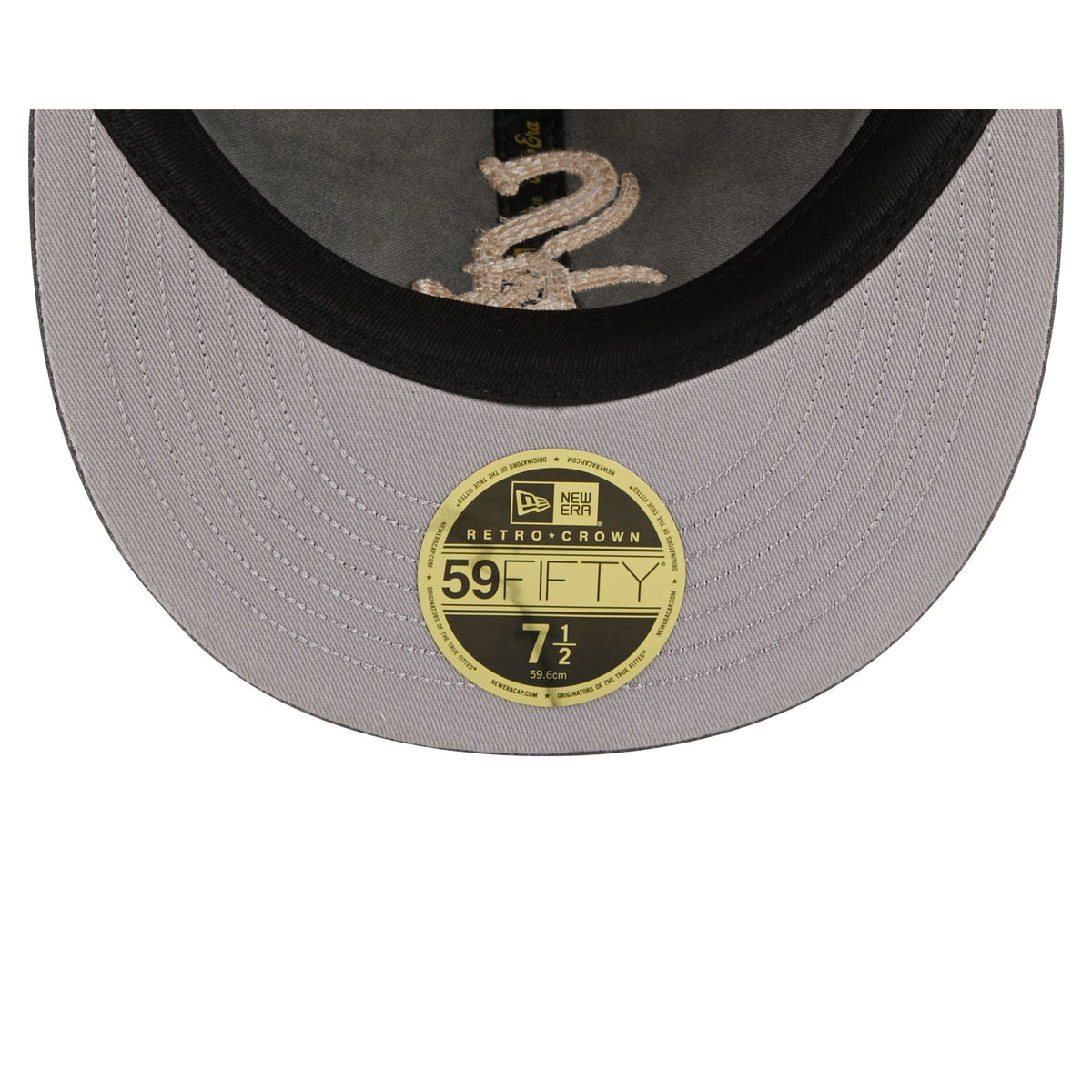 Chicago White Sox Visor Stitch Retro Crown 59FIFTY Fitted Hat