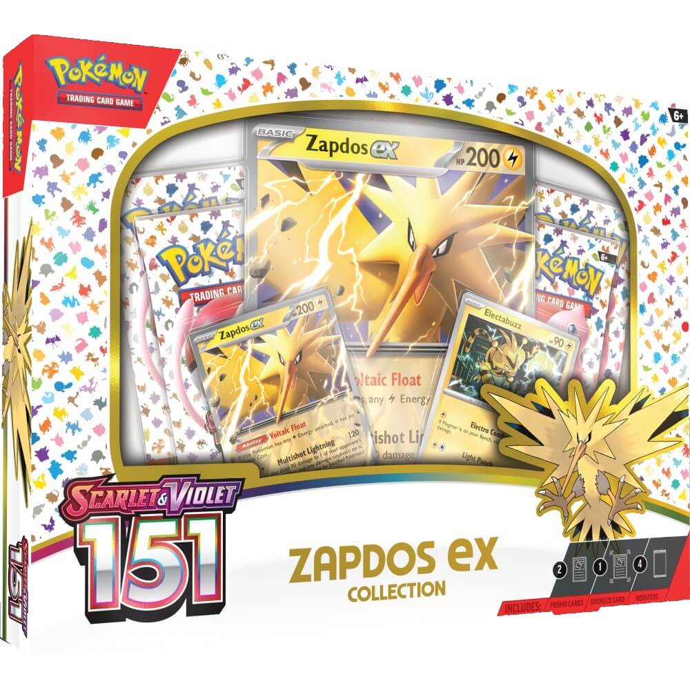 🔥2026 Christmas Gift🎄: Scarlet & Violet - 151 Collection Box (Zapdos ex)