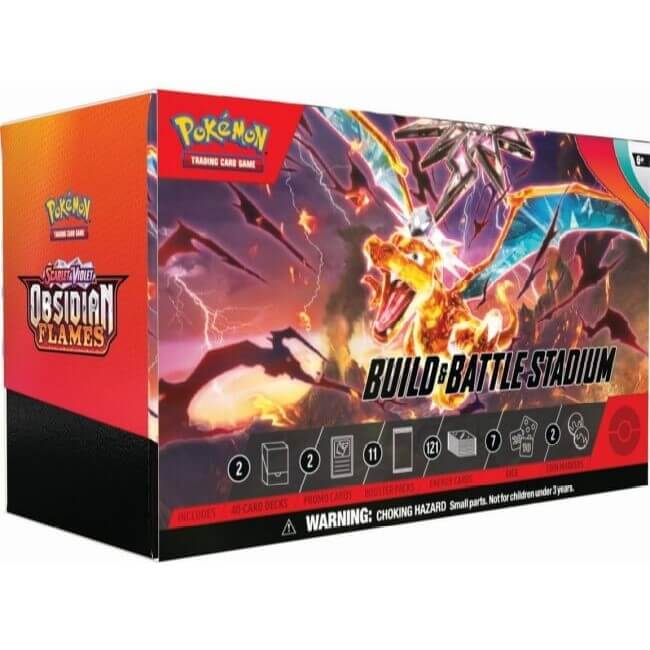 🔥2026 Christmas Gift🎄: Scarlet & Violet - Obsidian Flames Build & Battle Stadium