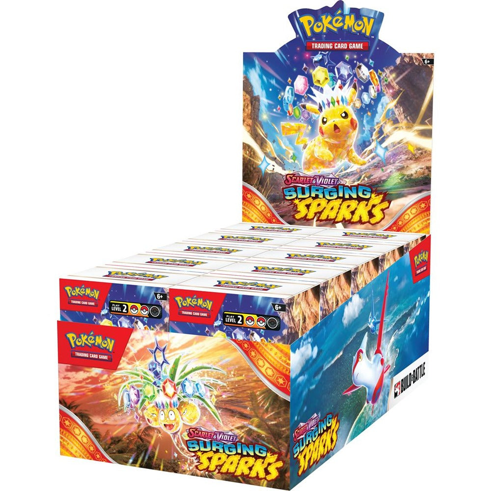 🔥2026 Christmas Gift🎄: Scarlet & Violet - Surging Sparks Build & Battle Box Display (10)