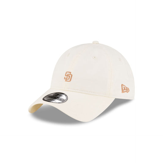 San Diego Padres Mini Logo Cream 9TWENTY Adjustable Hat