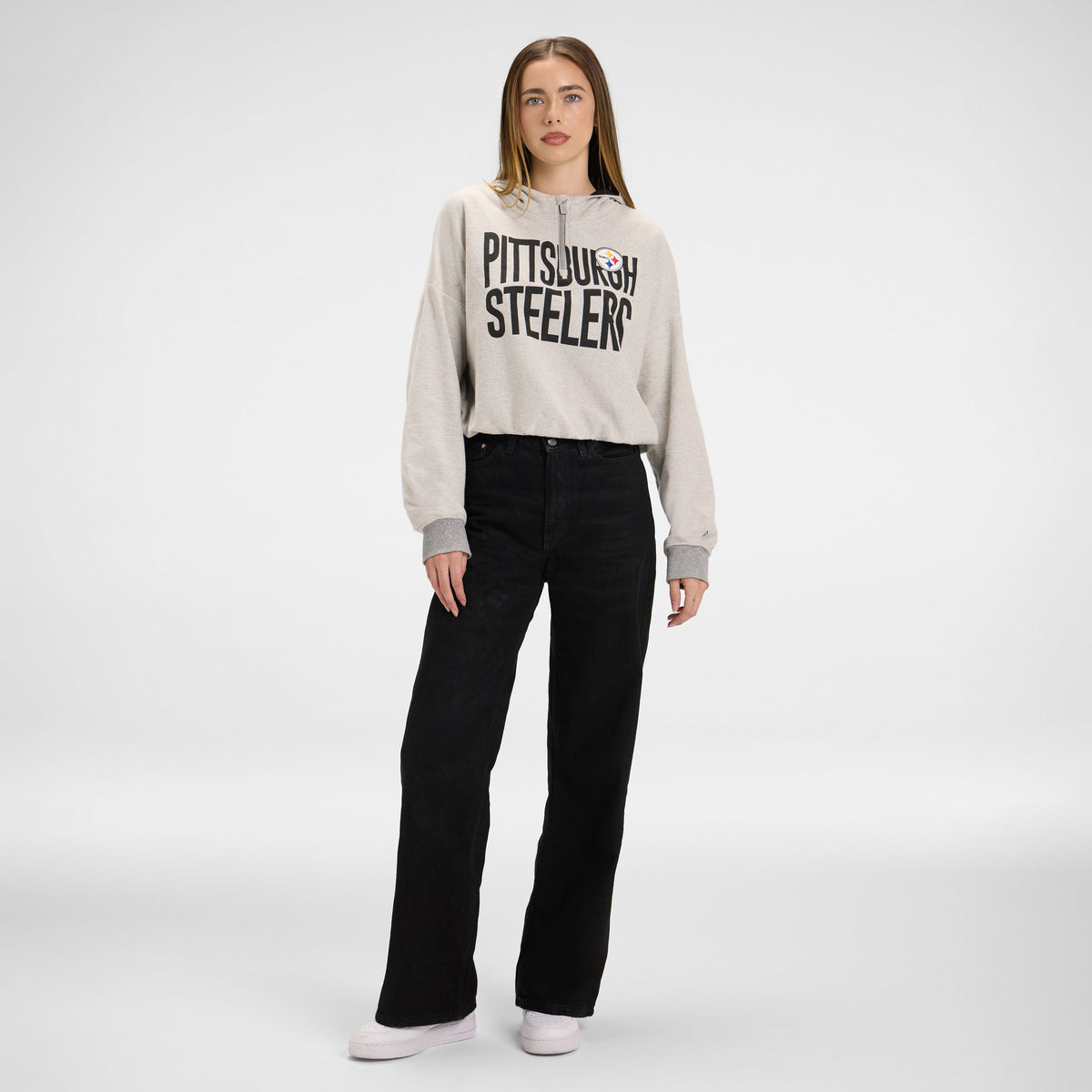 Atlanta Braves Sport Night Heather Gray Women's Hoodie
