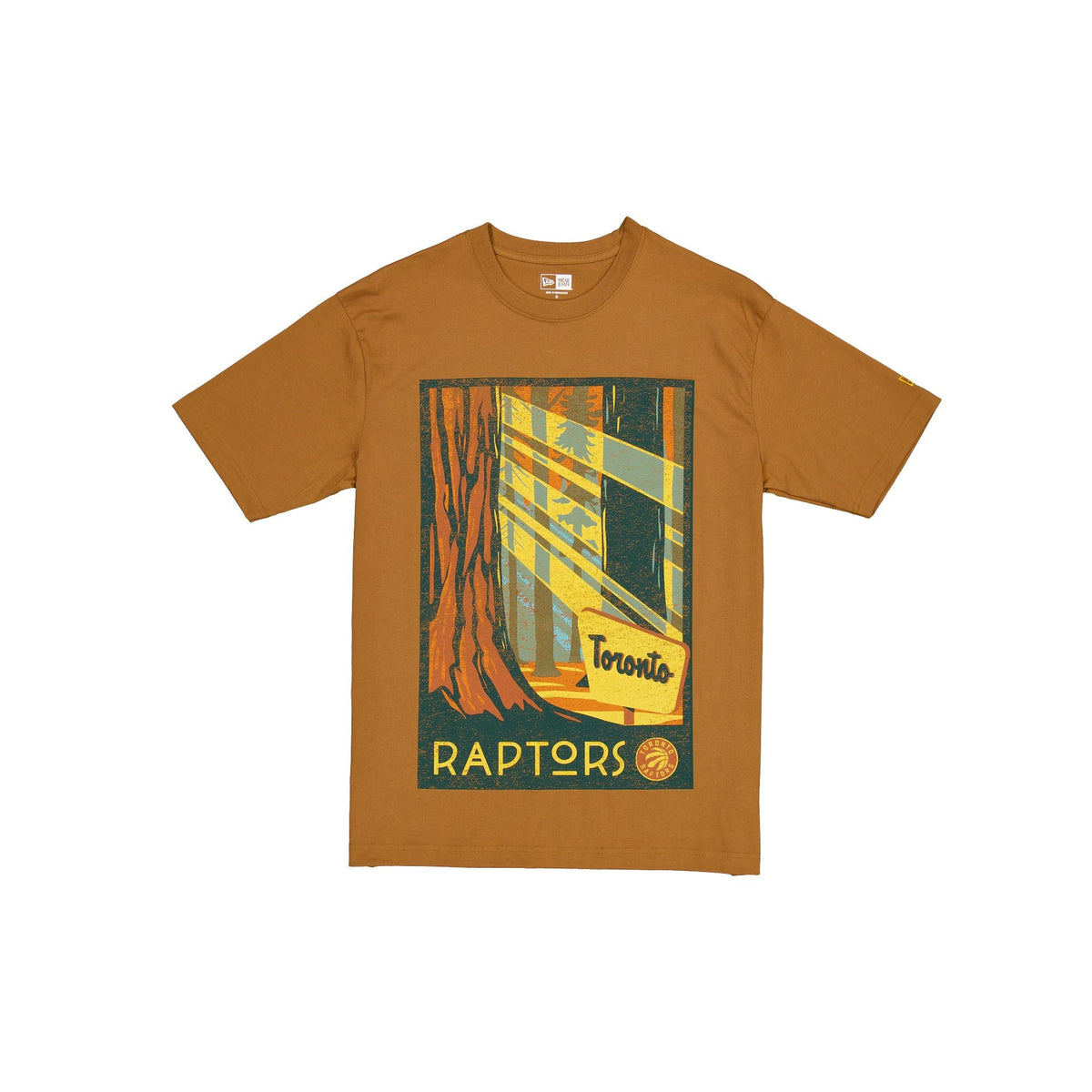 Toronto Raptors 2025 All-Star Game Victory Grove Light Bronze T-Shirt