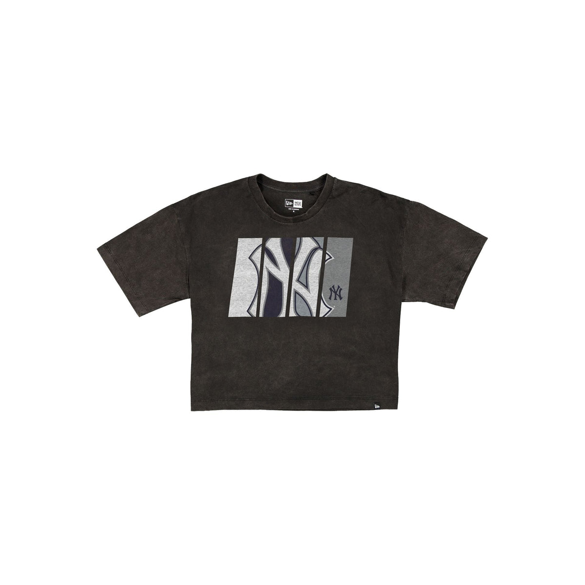 New York Yankees Sport Night Black Cropped Women's T-Shirt