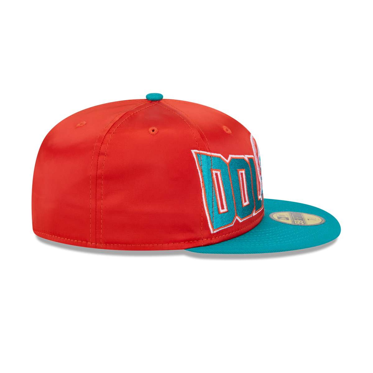 Miami Dolphins Bold Satin 59FIFTY Fitted Hat