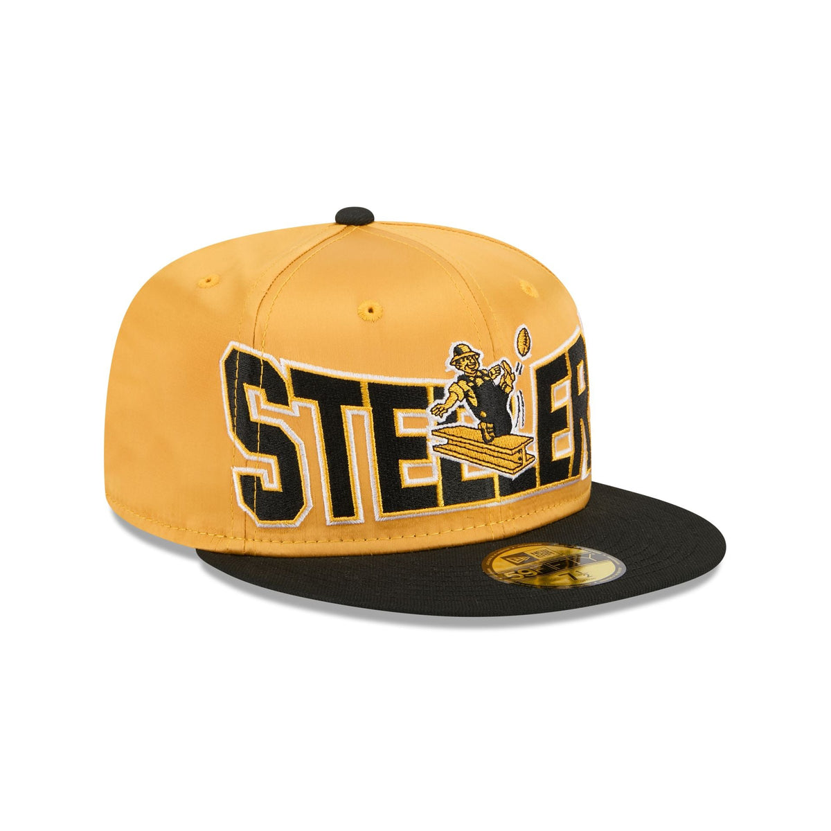Pittsburgh Steelers Bold Satin 59FIFTY Fitted Hat
