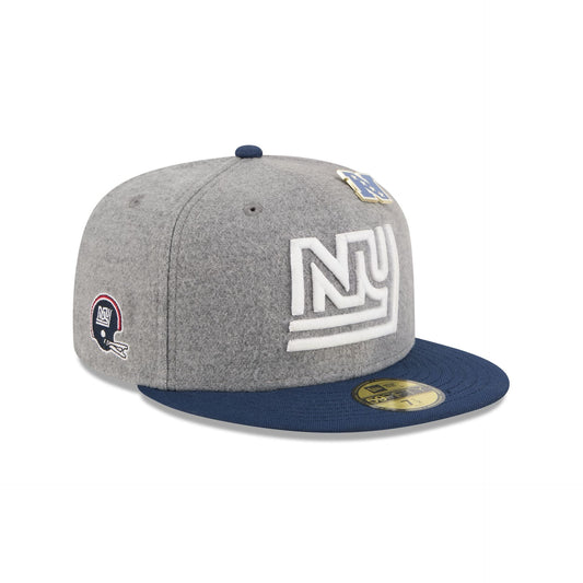 New York Giants Heather Gray Wool 59FIFTY Fitted Hat
