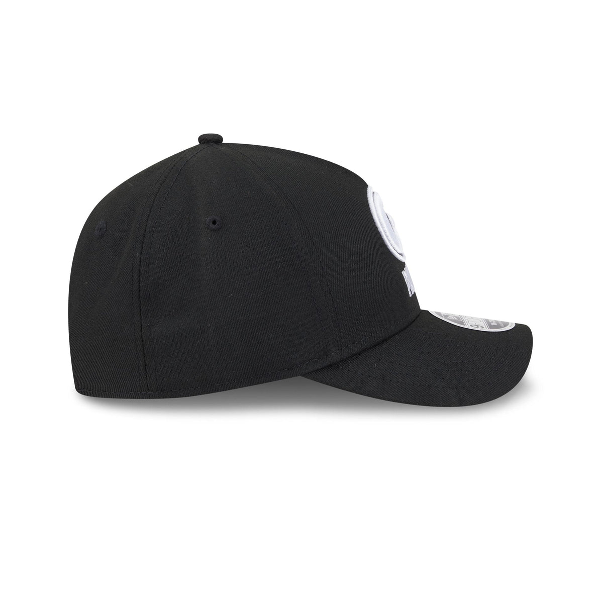 Green Bay Packers Black & White 9FORTY M-Crown A-Frame Snapback Hat