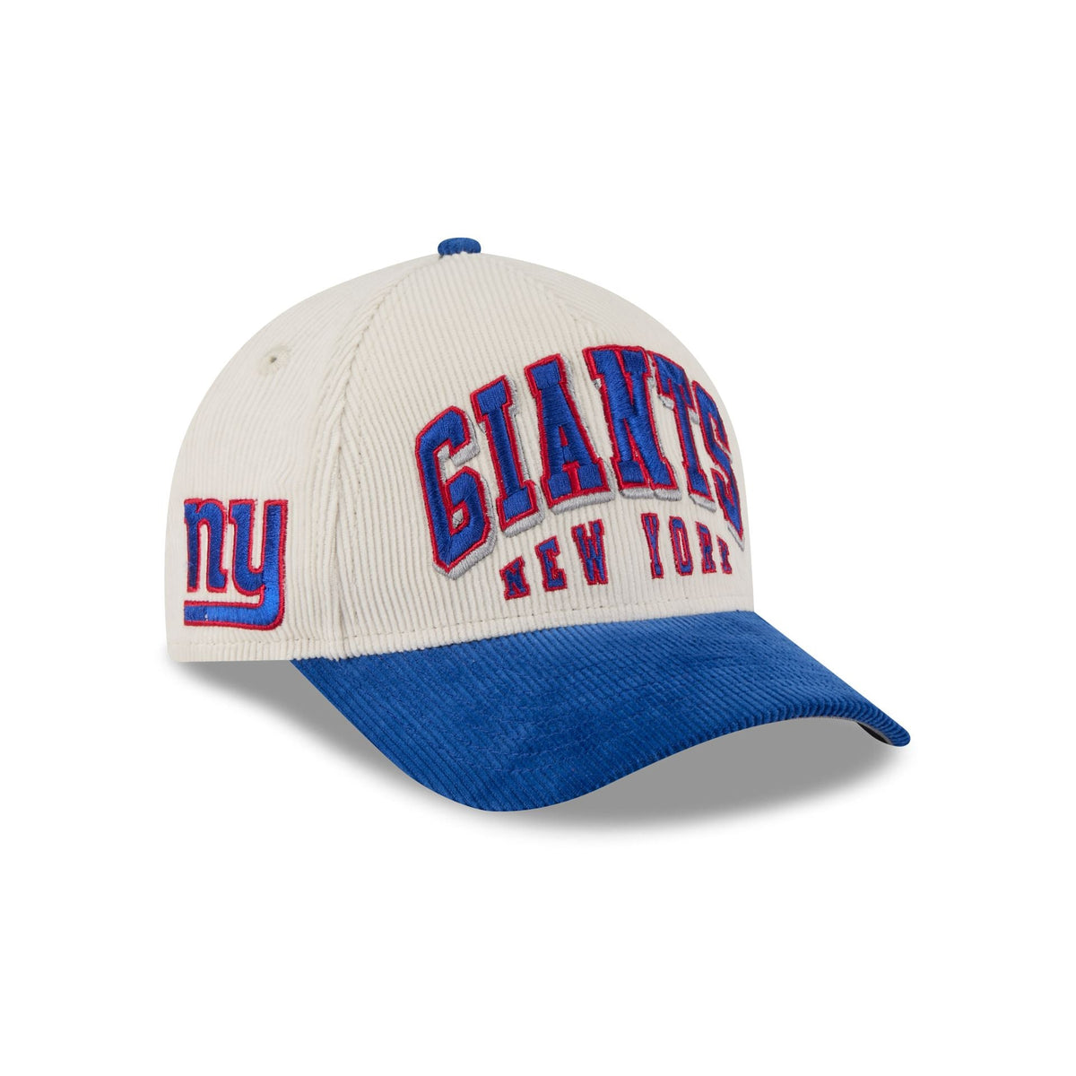 New York Giants Stacked Corduroy 9FORTY M-Crown A-Frame Snapback Hat