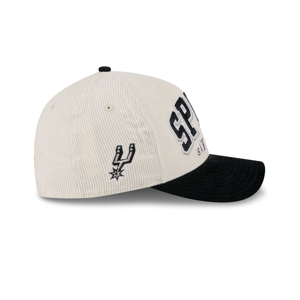 San Antonio Spurs Stacked Corduroy 9FORTY M-Crown A-Frame Snapback Hat