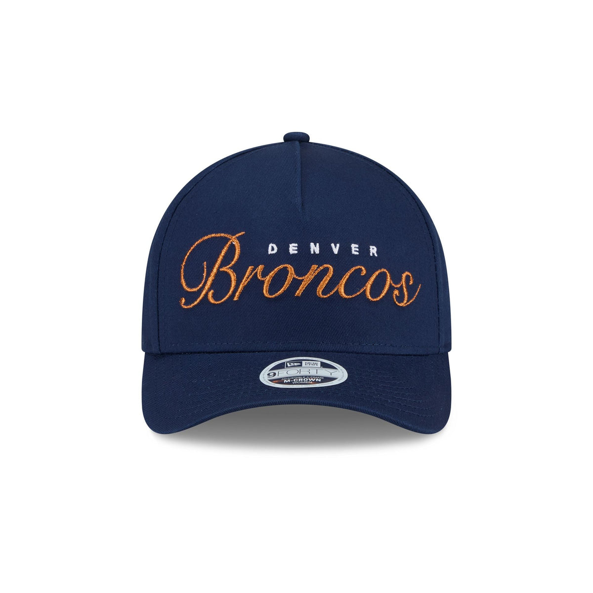 Denver Broncos Metallic Women's 9FORTY M-Crown A-Frame Snapback Hat