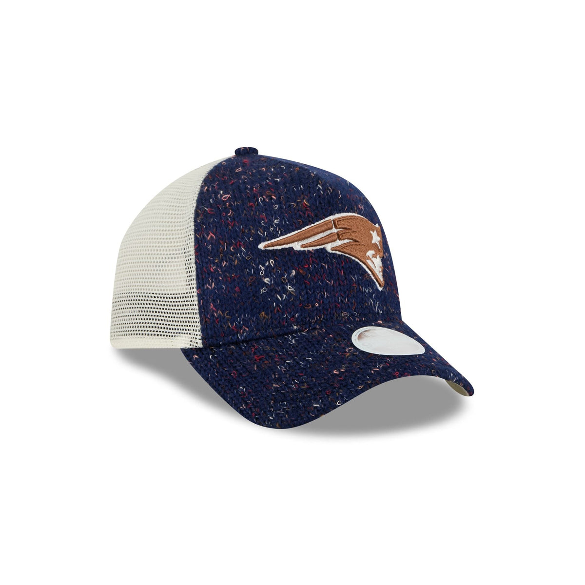 New England Patriots Knit Women's 9FORTY A-Frame Trucker Hat