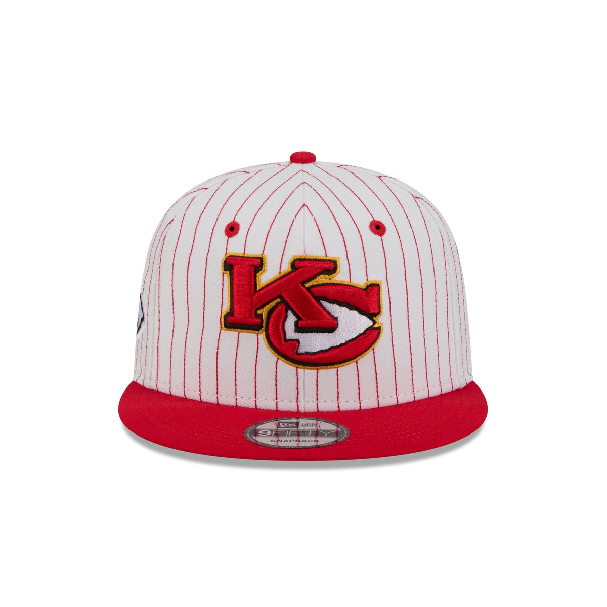 Kansas City Chiefs Deceptor Pinstripe 9FIFTY Snapback Hat