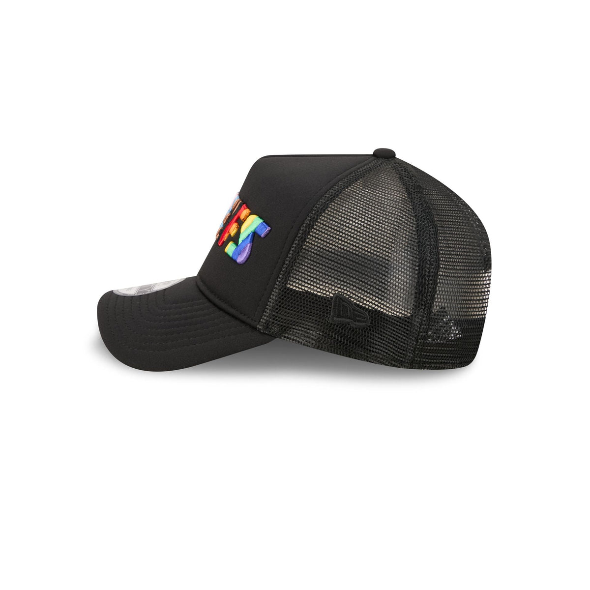 Kansas City Chiefs Rainbow Wordmark 9FORTY A-Frame Trucker Hat