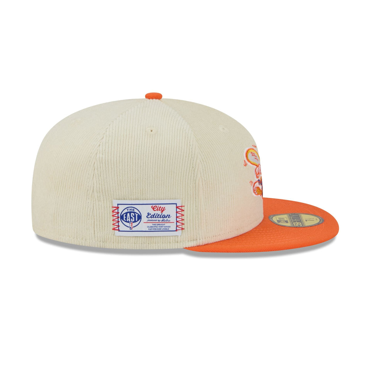 Charlotte Hornets 2025 City Edition Chrome White Corduroy 59FIFTY Fitted Hat