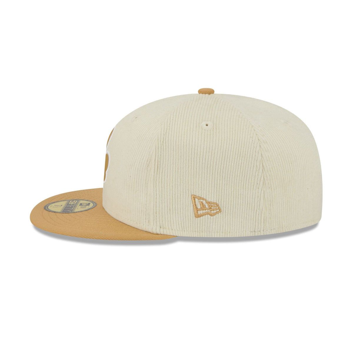 Boston Celtics 2025 City Edition Chrome White Corduroy 59FIFTY Fitted Hat