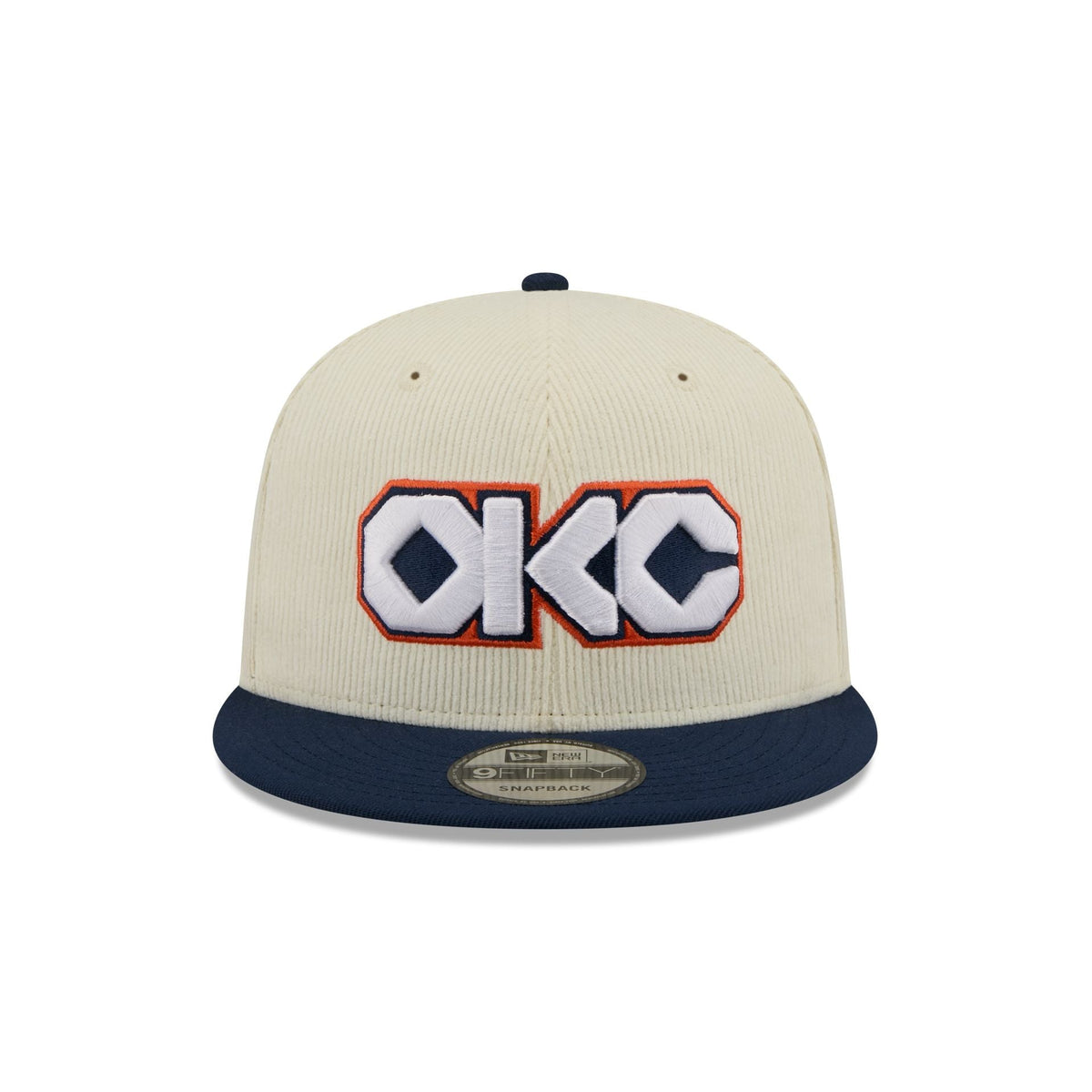 Oklahoma City Thunder 2025 City Edition Chrome White Corduroy 9FIFTY Snapback Hat