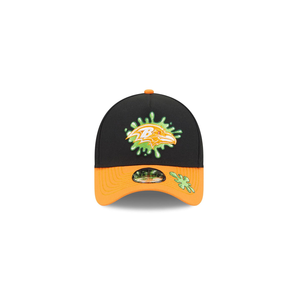 Nickelodeon Slime x Baltimore Ravens Kids 9FORTY A-Frame Snapback Hat