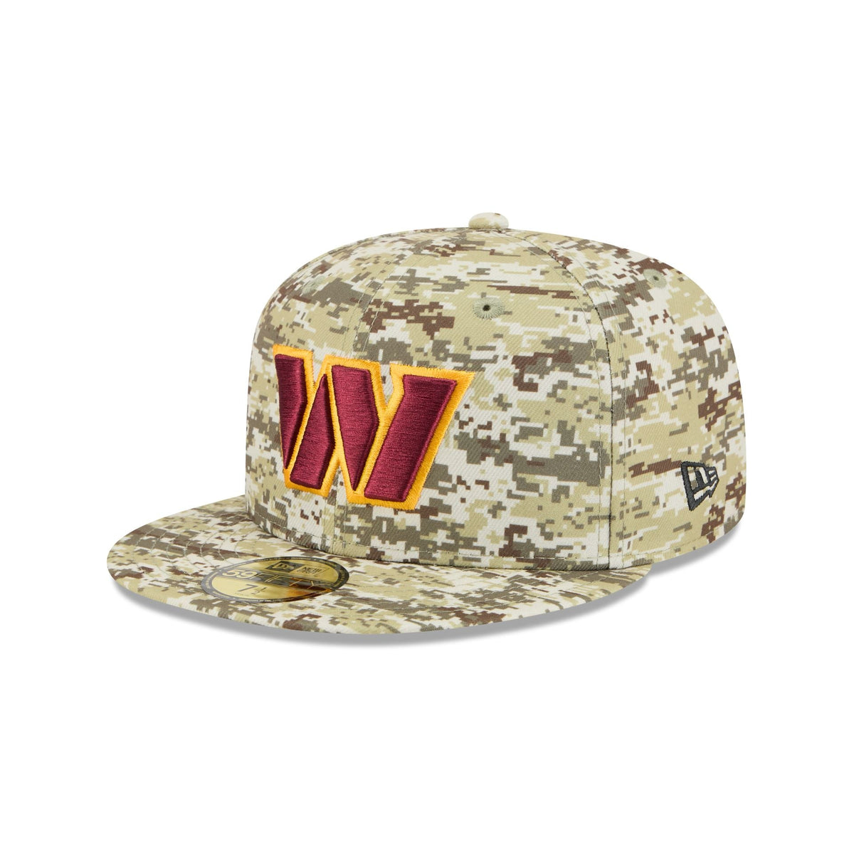 Washington Commanders 2025 Salute to Service Fan Gear 59FIFTY Fitted Hat