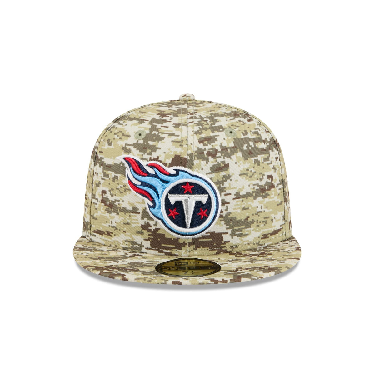 Tennessee Titans 2025 Salute to Service Fan Gear 59FIFTY Fitted Hat