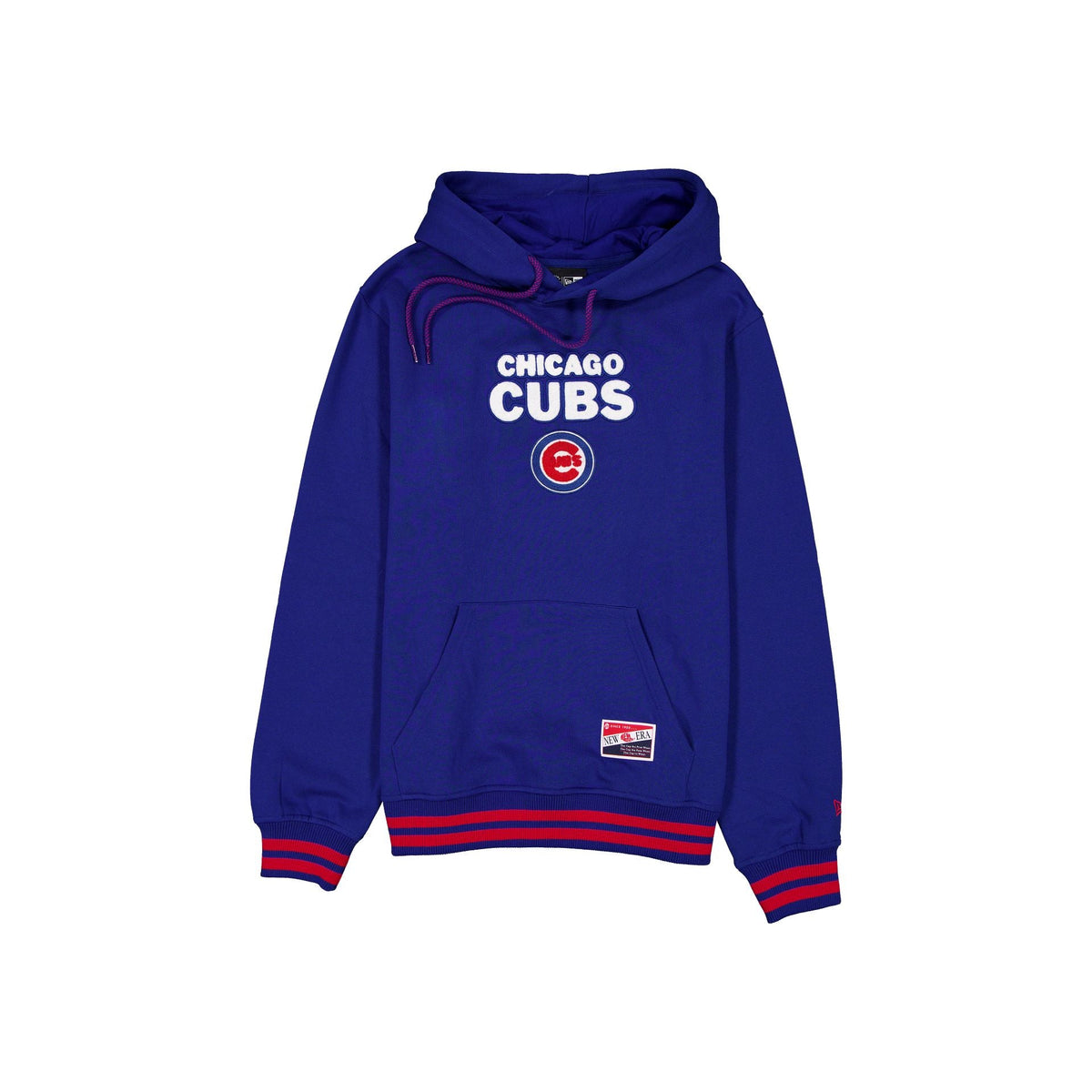 Chicago Cubs Throwback Felt Logo Hoodie