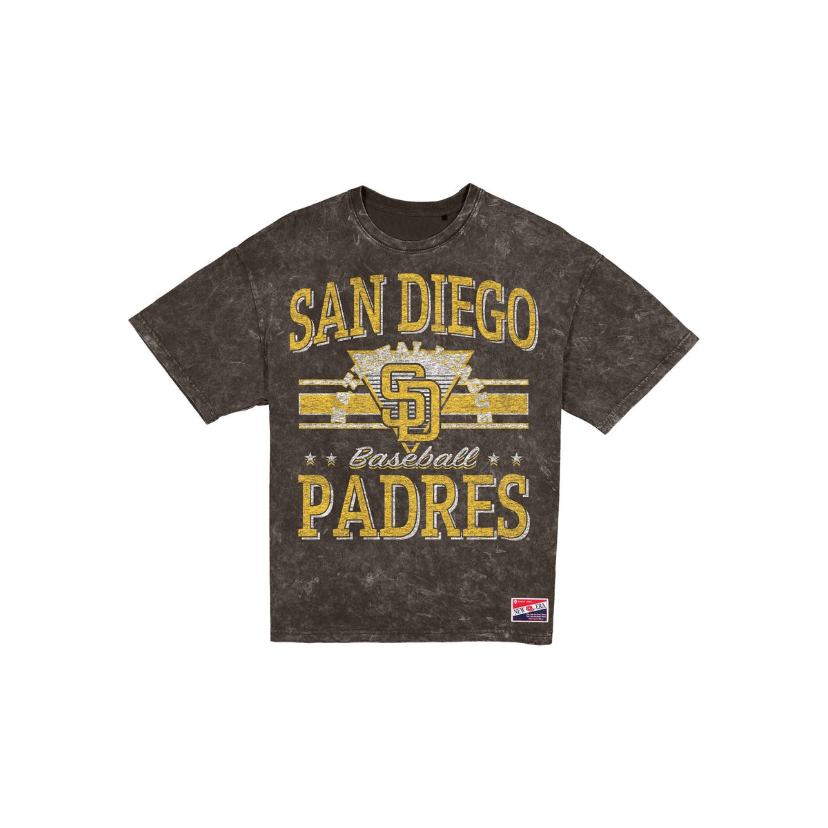 San Diego Padres Throwback Vintage Wash Women's T-Shirt