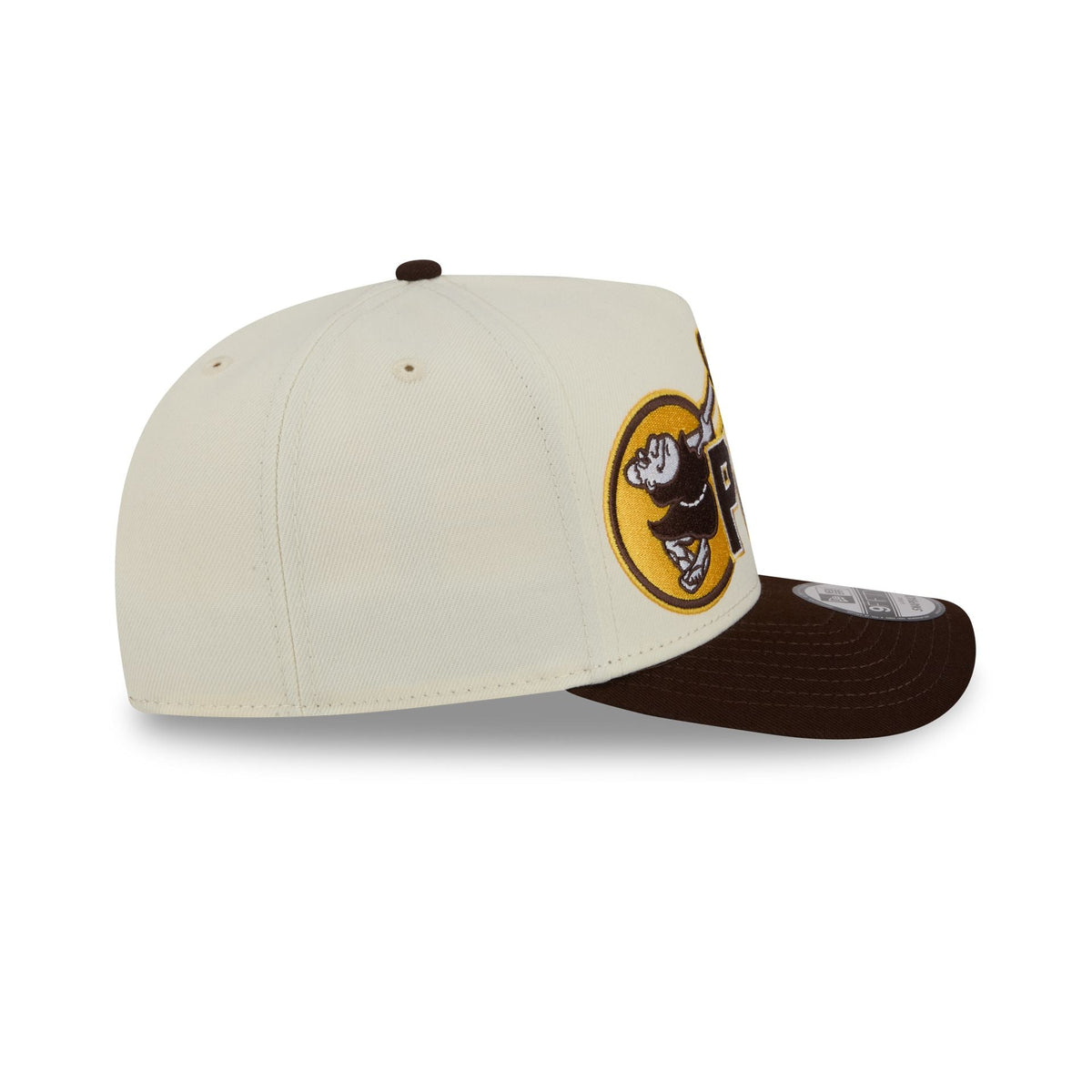 San Diego Padres Chrome White Classic 9FIFTY A-Frame Snapback Hat