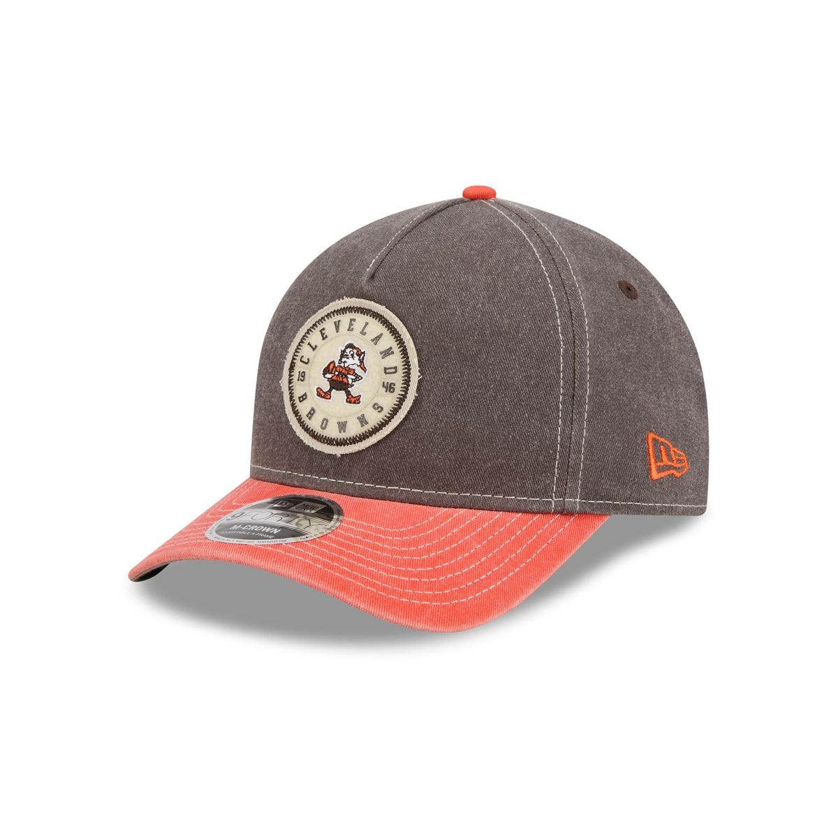 Cleveland Browns Felt 9FORTY M-Crown A-Frame Snapback Hat