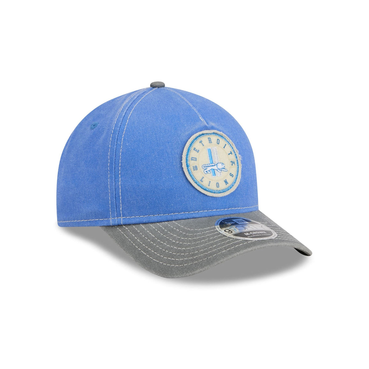 Detroit Lions Felt 9FORTY M-Crown A-Frame Snapback Hat
