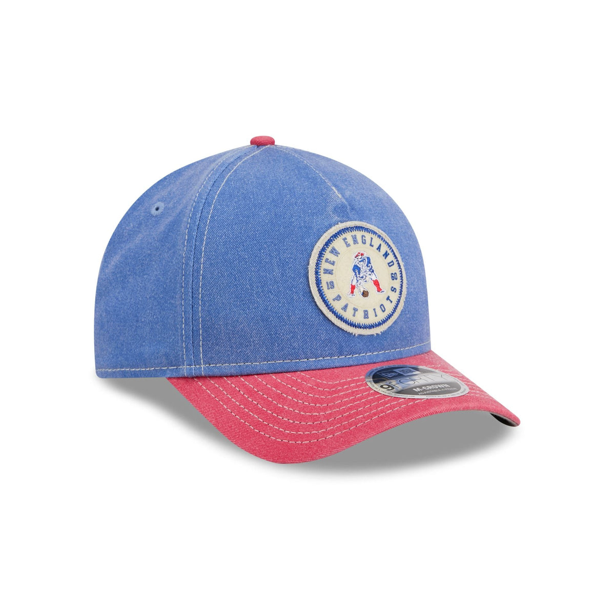 New England Patriots Felt 9FORTY M-Crown A-Frame Snapback Hat