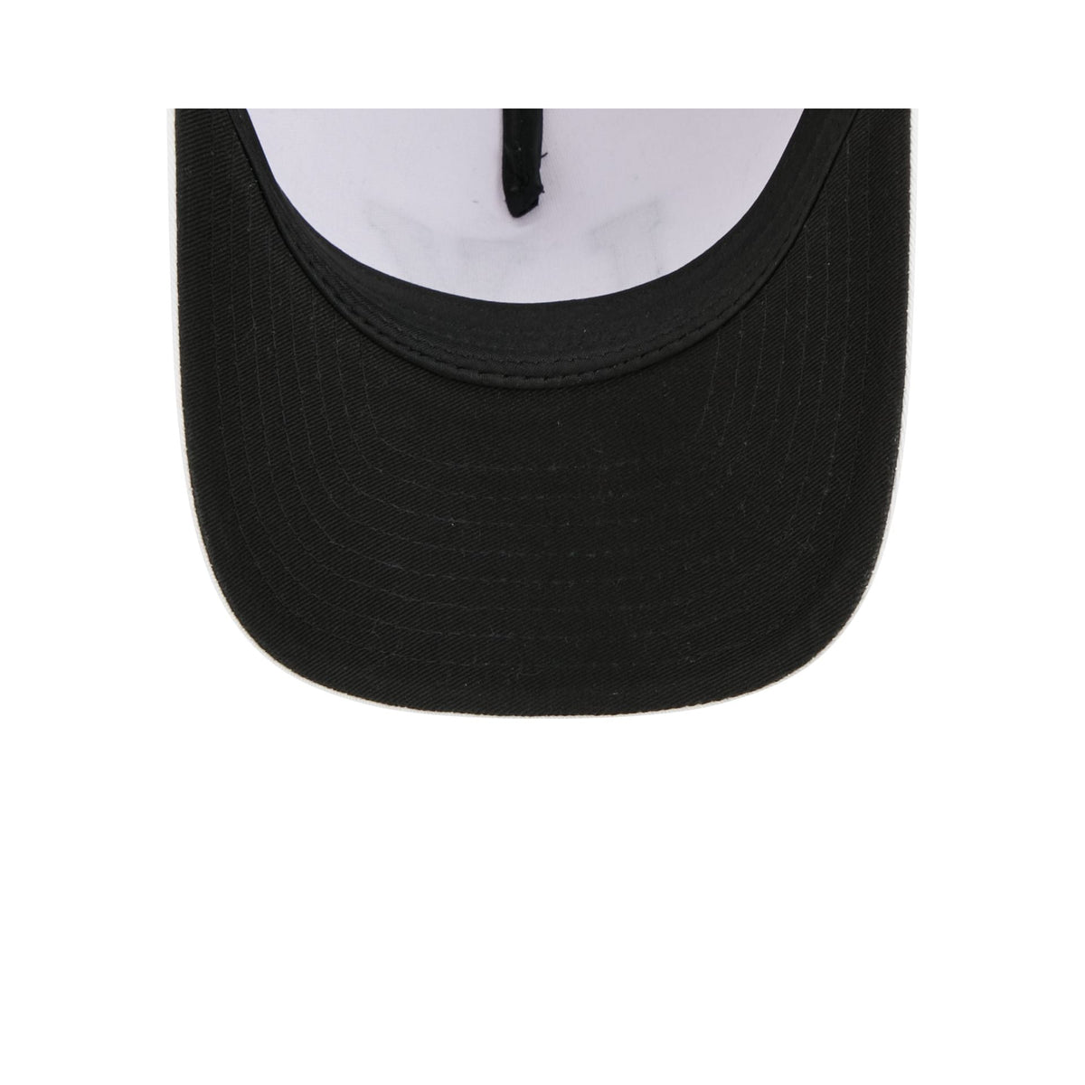 Las Vegas Raiders Optic White Felt Logo Women's 9FORTY M-Crown A-Frame Trucker Hat