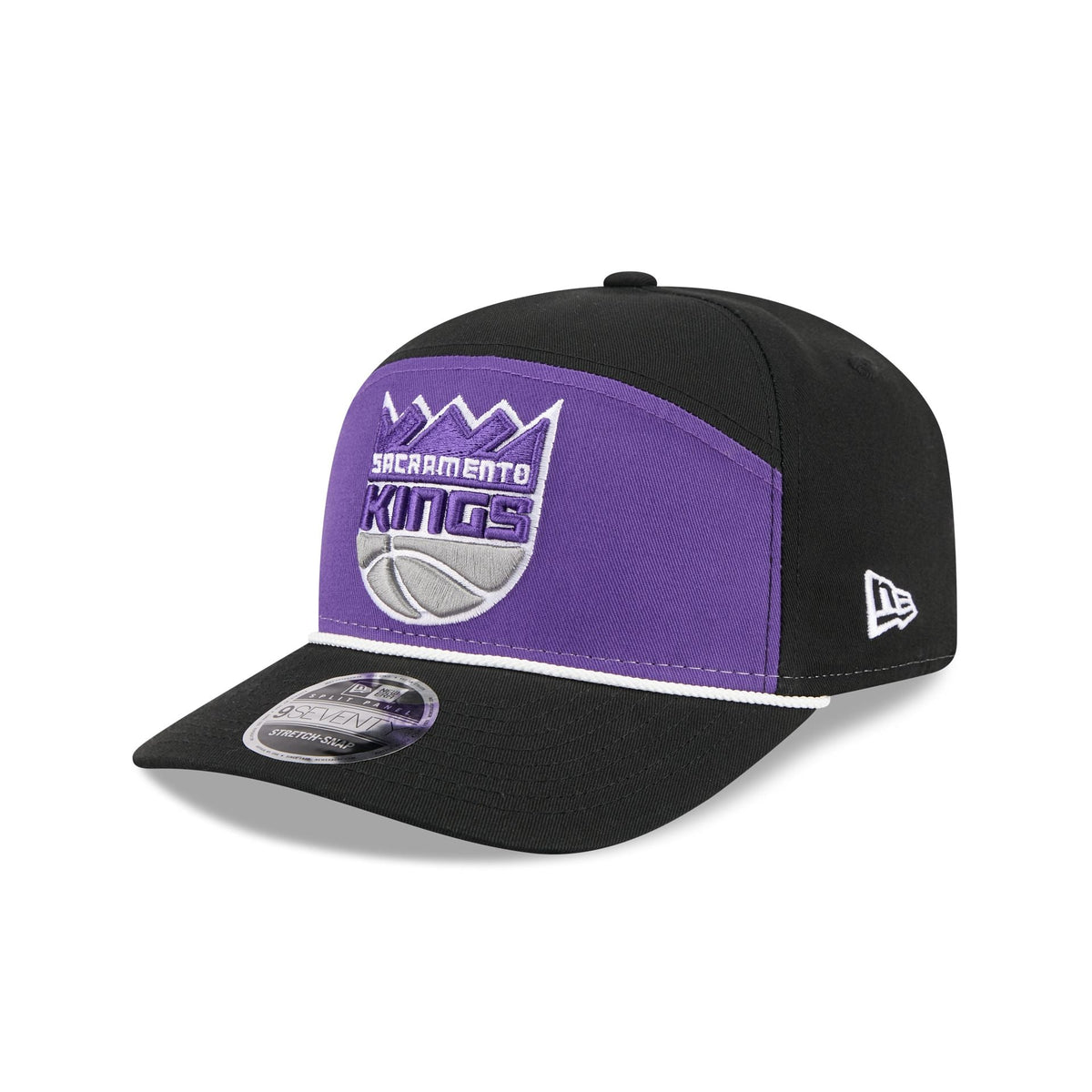 Sacramento Kings Split Panel 9SEVENTY Stretch-Snap Hat