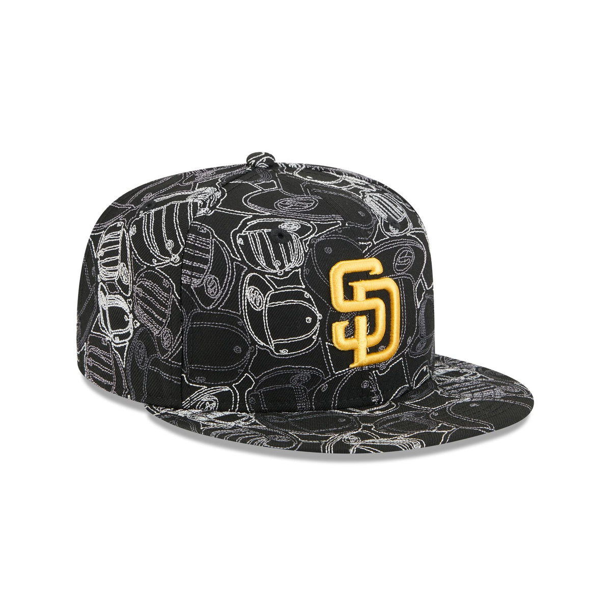 San Diego Padres Cap Scramble 59FIFTY Fitted Hat