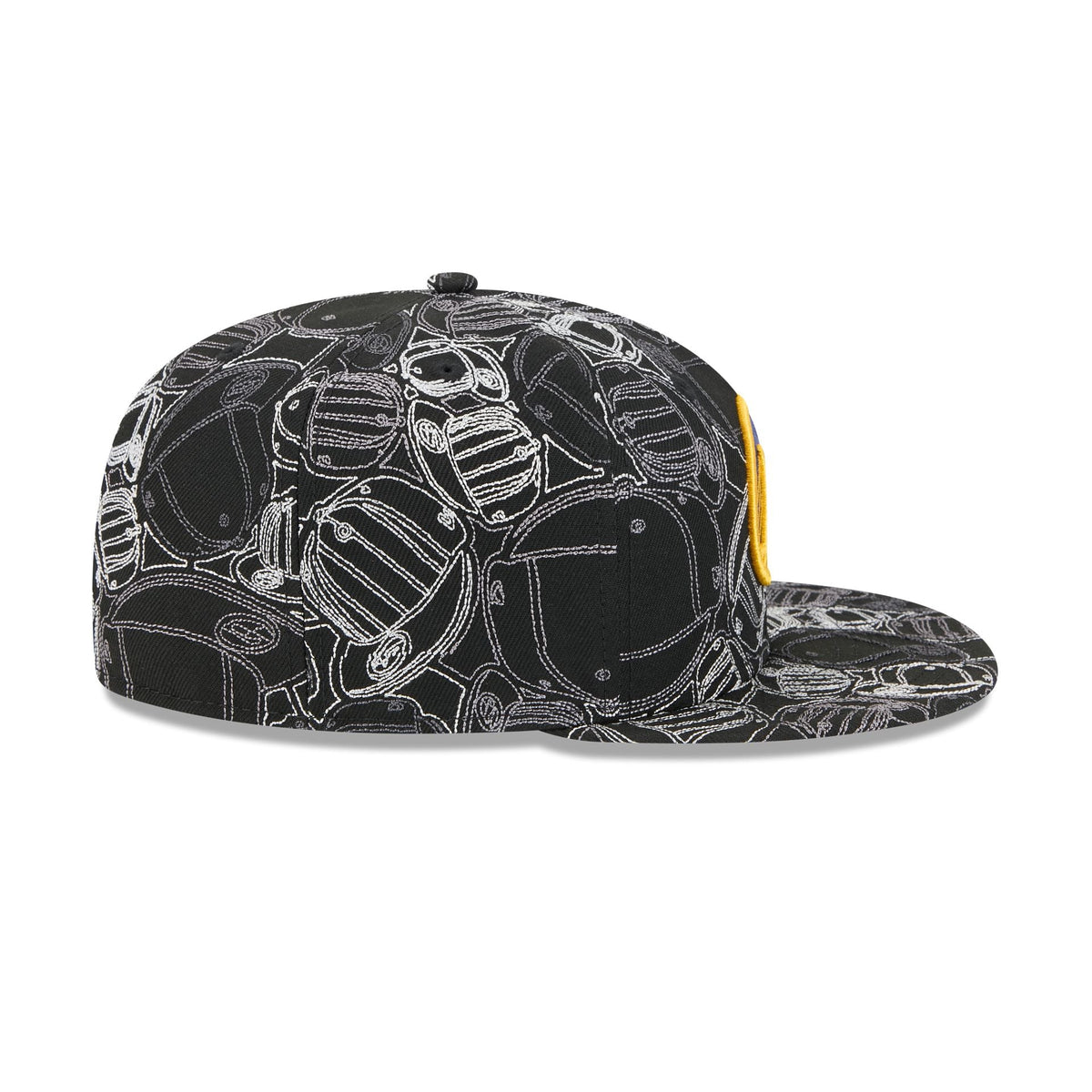 Golden State Warriors Cap Scramble 59FIFTY Fitted Hat
