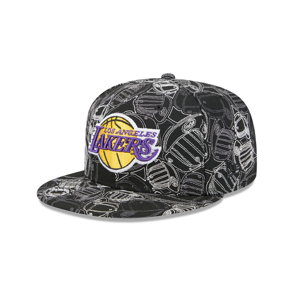 Los Angeles Lakers Cap Scramble 59FIFTY Fitted Hat