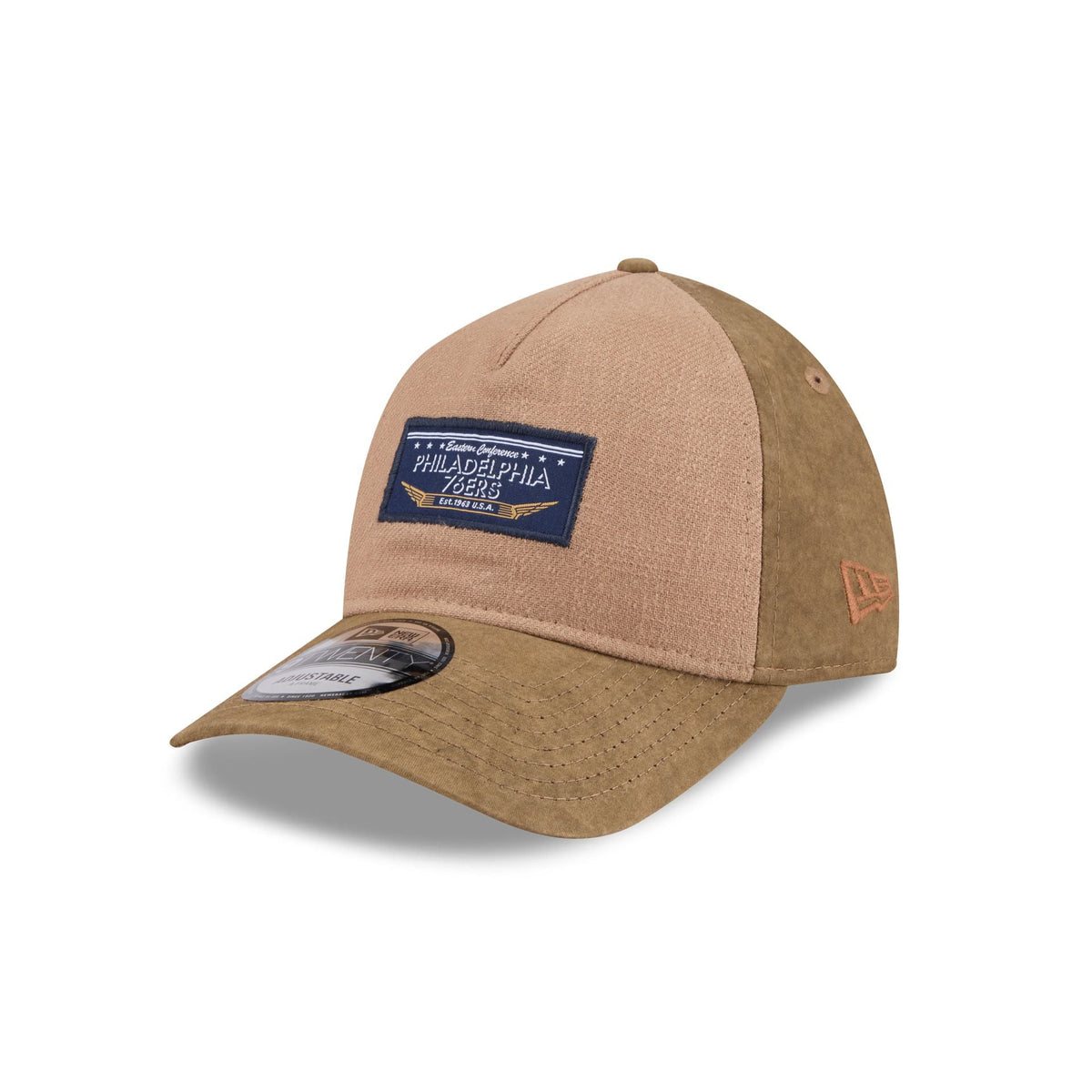 Philadelphia 76ers Utility Linen 9TWENTY A-Frame Adjustable Hat