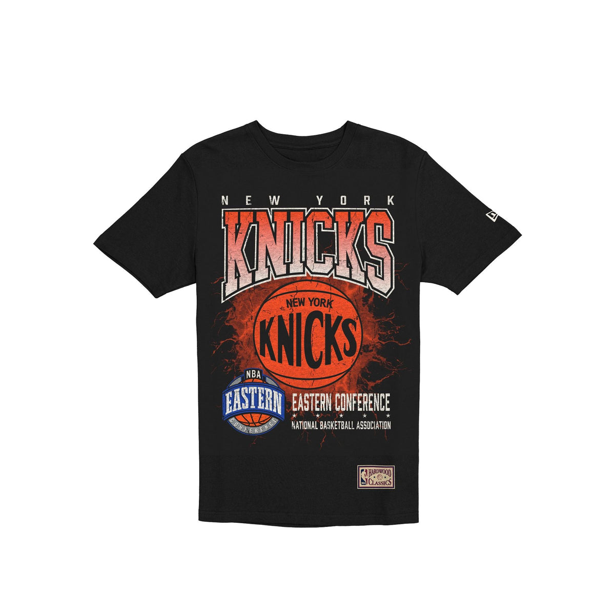 New York Knicks 1946-1963 Hardwood Classics Black T-Shirt
