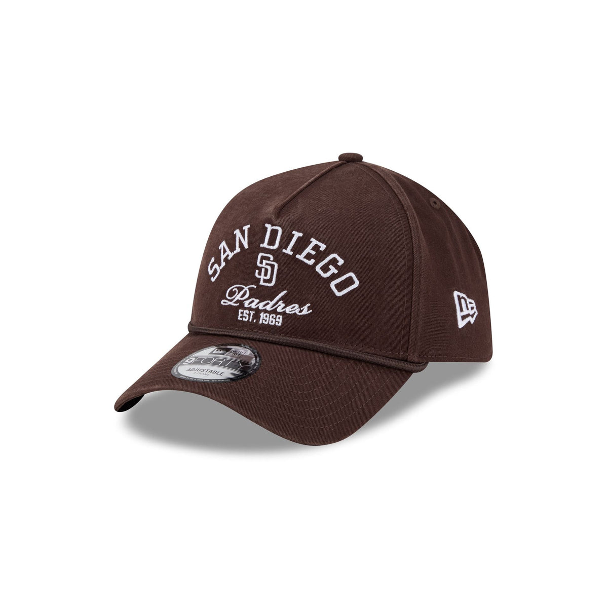 San Diego Padres Stacked Rope 9FORTY A-Frame Snapback Hat