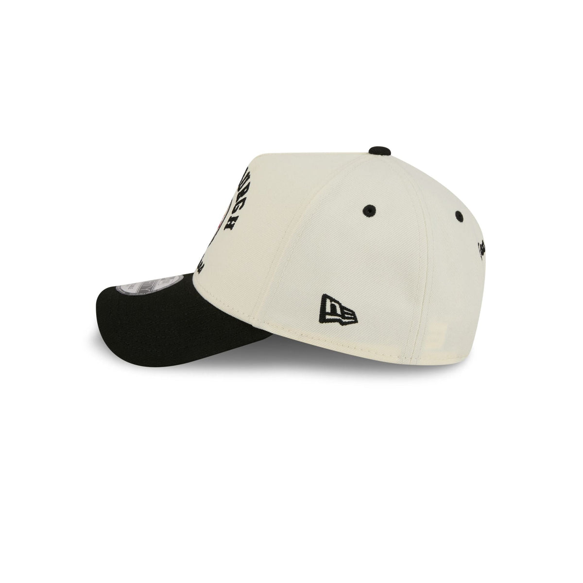 Pittsburgh Steelers Chrome White Arched 9FORTY A-Frame Snapback Hat