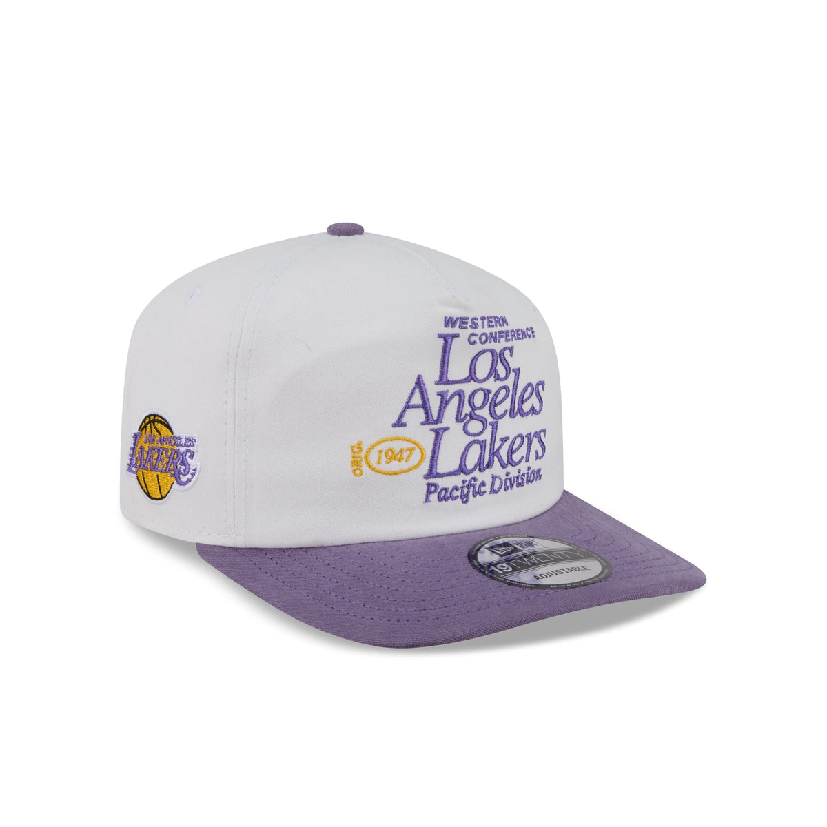 Los Angeles Lakers Conference Script 19TWENTY Snapback Hat