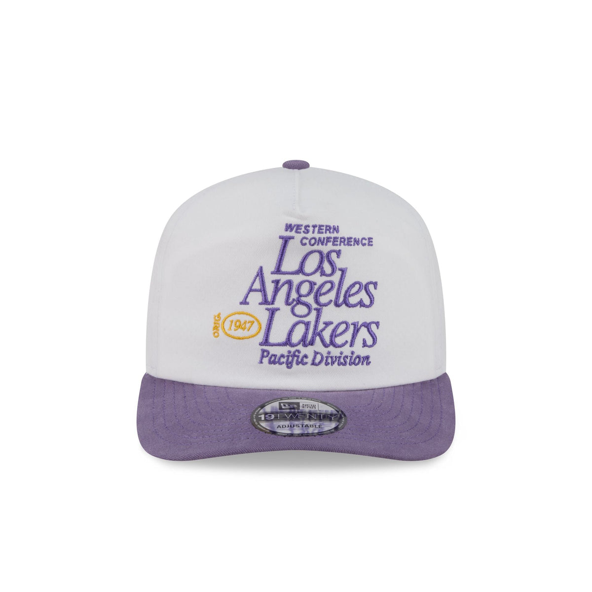 Los Angeles Lakers Conference Script 19TWENTY Snapback Hat