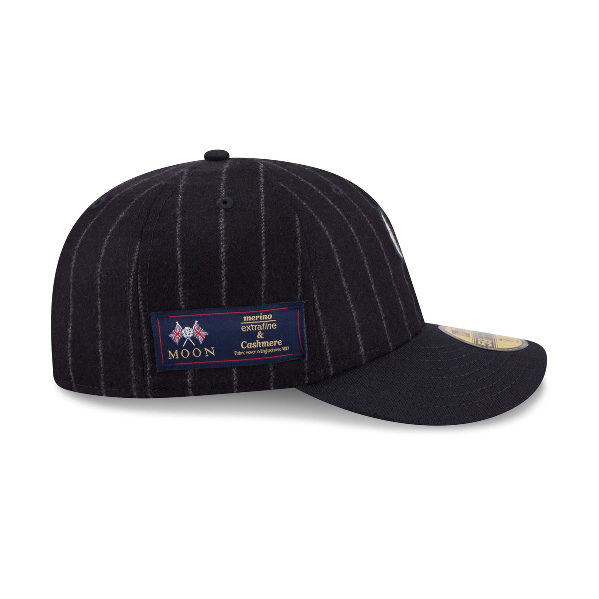 Colorado Rockies Pinstripe Merino & Cashmere Moon 59FIFTY Fitted Hat