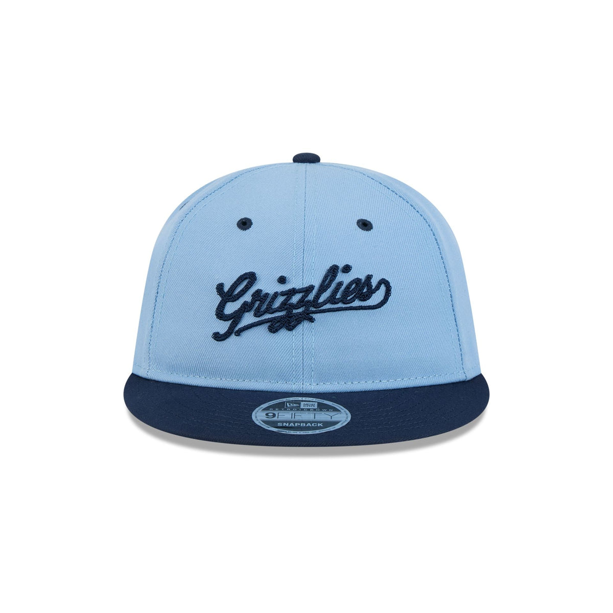 Memphis Grizzlies Chainstitch Script Retro Crown 9FIFTY Snapback Hat