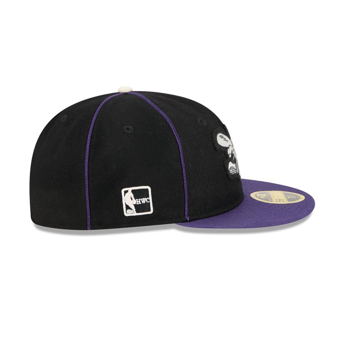 Charlotte Hornets Felt Logo Retro Crown 59FIFTY Fitted Hat