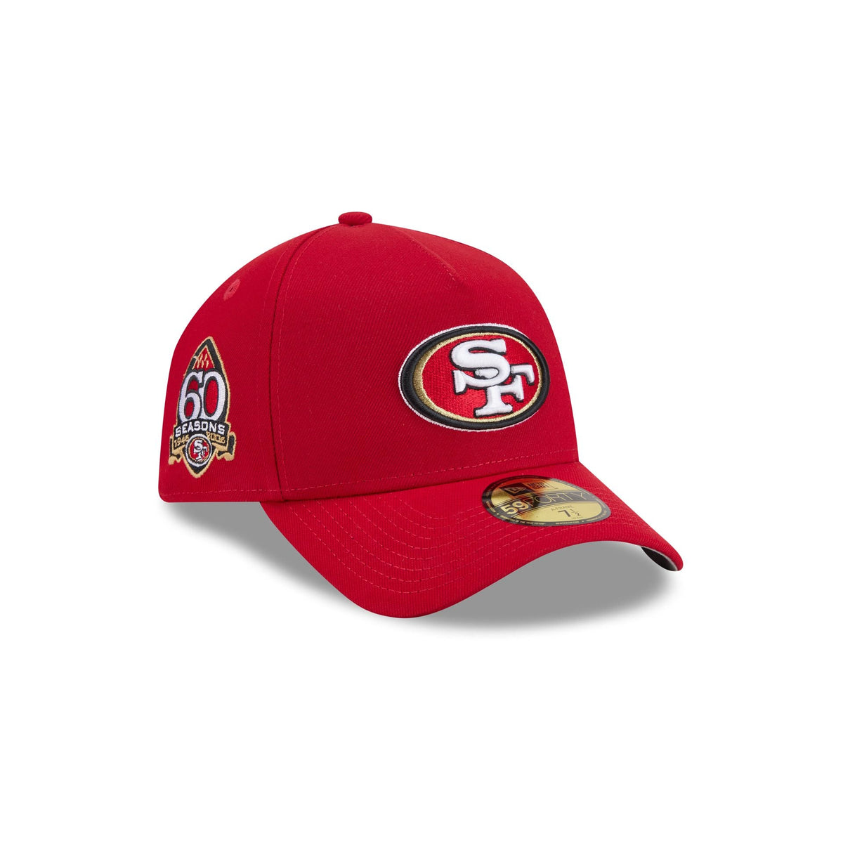 San Francisco 49ers Team Side 59FORTY A-Frame Fitted Hat