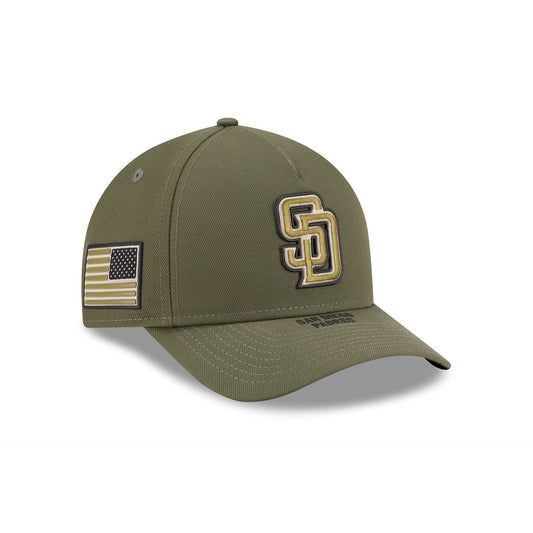 San Diego Padres Armed Forces Day 2026 9FORTY M-Crown A-Frame Snapback Hat